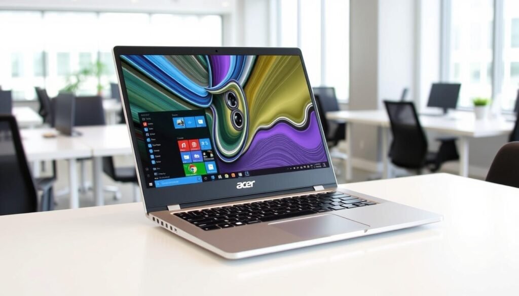 Gambar Acer Nitro V16 dengan layar 16 inci dan desain tipis Gambar Acer Nitro V16 dengan layar 16 inci dan desain tipis