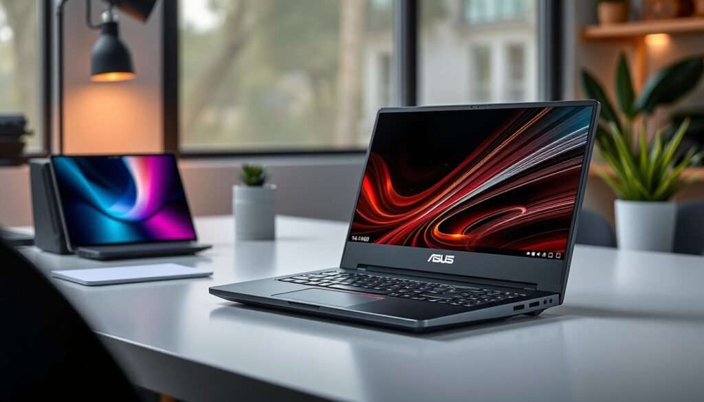 Gambar Asus TUF A15 FA507NUR dengan layar 144Hz dan GPU RTX 4050 Gambar Asus TUF A15 FA507NUR dengan layar 144Hz dan GPU RTX 4050
