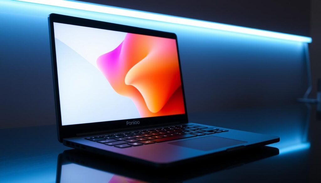 Gambar Axioo Pongo 750 dengan layar yang menyala Gambar Axioo Pongo 750 dengan layar yang menyala