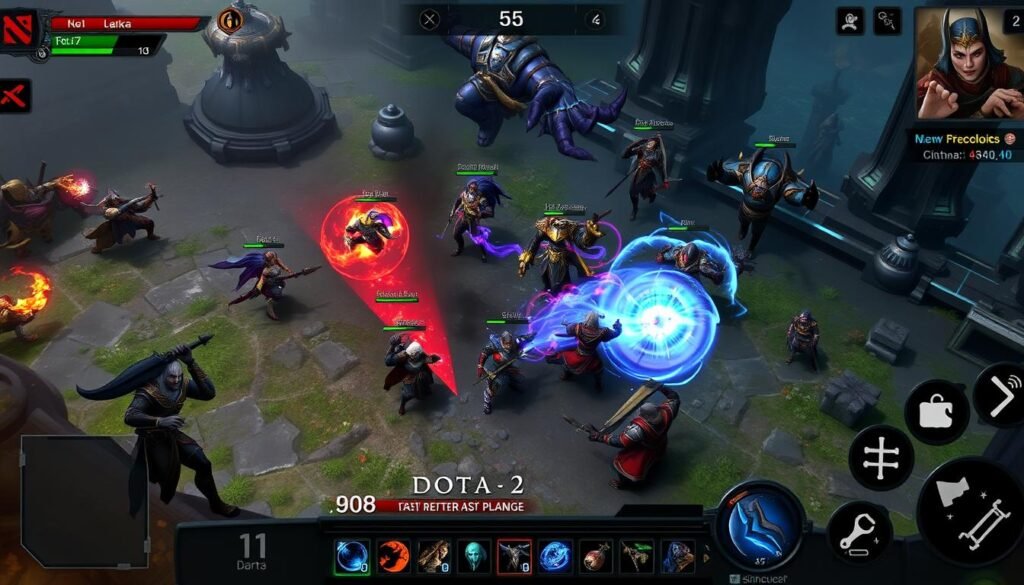 Image: Dota 2 gameplay dengan grafis Ultra